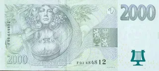 Czech Republic 2.000 Korun, 2007 reverse